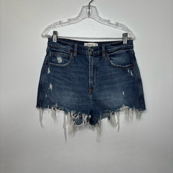 Abercrombie & Fitch‎ Shorts Womens 30/10 Ultra High Rise Mom Short - Picture 1 of 7
